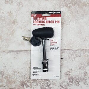 1/2" Class 1 & 2 Ergonomic Grip Haul Master Hitch Pin Locking Rotating w/ 2 Keys